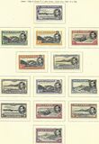 [King George VI and Views of Ascension, type O]