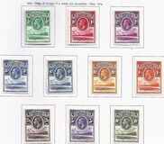 [King George V and Landscape, type AL]