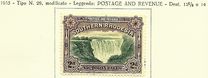 [Victoria Falls - Nos. 30 & 31 Inscribed with "Postage & Revenue" at Top of Frame, τύπος F]