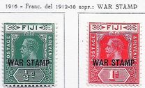 [Issues of 1912 & 1917 Overprinted "WAR STAMP", type V]