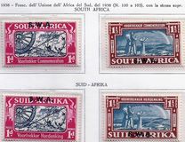 [South Africa Postage Stamps Overprinted "S.W.A", tipas AY]