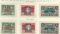 [South Africa Postage Stamps Overprinted "S.W.A.", type AZ]