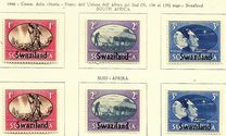 [South Africa Postage Stamps Overprinted "Swaziland", type G]