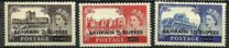 [Great Britain Postage Stamps Overprinted "BAHRAIN" & Surcharged, type M]