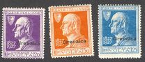 [The 100th Anniversary of the Death of Alessandro Volta - Italian Postage Stamps Overprinted "Cirenaica", tegund I]