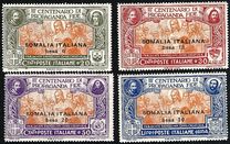 [Italian Postage Stamps Overprinted "SOMALIA ITALIA" & Surcharged, סוג K]