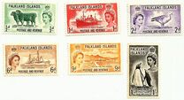 [Issues of 1952 but with Portrait of Queen Elizabeth II, type BE]
