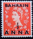 [Great Britain Postage Stamps Overprinted "BAHRAIN" & Surcharged, type XXJ]