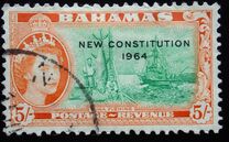 [New Constitution - Issue of 1954 Overprinted "NEW CONSTITUTION - 1964", Tip BP1]