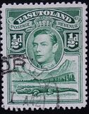 [King George VI and Landscape, type D]