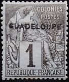 [French Colonies- General Issues No. 45-51 & 53-58 Overprinted "GUADELOUPE", 类型 E]