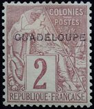 [French Colonies- General Issues No. 45-51 & 53-58 Overprinted "GUADELOUPE", 类型 E1]