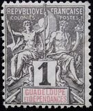 [Inscription: "GUADELOUPE ET DEPENDANCES", type G]