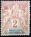 [Inscription: "GUADELOUPE ET DEPENDANCES", type G1]