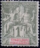 [Inscription: "GUADELOUPE ET DEPENDANCES", type G12]