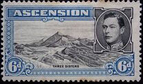 [King George VI and Views of Ascension, type S3]