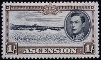 [King George VI and Views of Ascension, type O3]