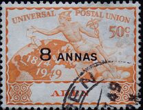 [the 75th Anniversary of the Universal Postal Union, tip L2]