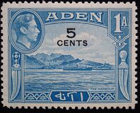 [No. 18 and 20-28 Overprinted New Values in Red or Black, 유형 M]