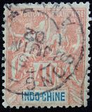 [Inscription: "INDO-CHINE" - Colored Paper, タイプ C9]