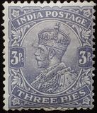 [King George V, 1865-1936 - Inscription "INDIA POSTAGE", סוג XAV1]