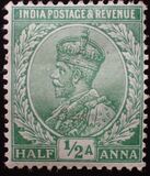 [King George V, 1865-1936 - Inscription "INDIA POSTAGE", סוג XAW]