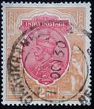 [King George V, 1865-1936 - New Watermark & Different Colors, प्रकार XBG8]