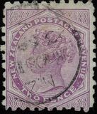 [Queen Victoria - Inscription "NEW ZEALAND - POSTAGE & REVENUE", type L2]