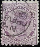 [Queen Victoria - Inscription "NEW ZEALAND - POSTAGE & REVENUE", type L3]
