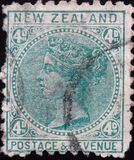 [Queen Victoria - Inscription "NEW ZEALAND - POSTAGE & REVENUE", 类型 N3]