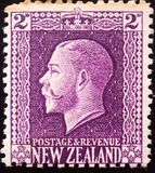 [Re Giorgio V - Filigrana: NZ e stelle vicine tra loro, Scrivi AW4]