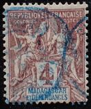 [Inscription: "MADAGASCAR ET DEPENDANCIES", प्रकार H2]