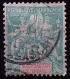 [Inscription: "MADAGASCAR ET DEPENDANCIES", प्रकार H3]