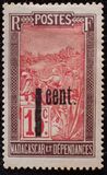 [No. 85 Surcharged, type U]
