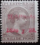 [King Alfonso XII - Nos. 95, 97, 111 & 117-131 Overprinted "Habilitado - PARA - 1898 y 99", type N1]