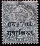 [King George V, 1865-1936 - India Postage Stamps Overprinted, type D]