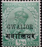 [King George V, 1865-1936 - India Postage Stamps Overprinted, type D1]