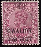 [King George V, 1865-1936 - India Postage Stamps Overprinted - Different Watermark, type F10]