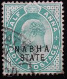 [King Edward VII, 1841-1910 - India Postage Stamps Overprinted "NABHA STATE", type C1]