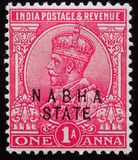 [King George V, 1865-1936 - India Postage Stamps Overprinted "NABHA STATE", type D2]