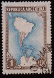 [Map -  South America and Antarctic, Tüüp LU]
