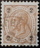 [Emperor Franz Josef I, 1830-1916 - Granite Paper. Numerals in Black, प्रकार N1]