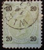 [Emperor Franz Josef I, 1830-1916 - Granite Paper. Numerals in Black, тип N7]