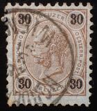 [Emperor Franz Josef I, 1830-1916 - Granite Paper. Numerals in Black, тип N9]