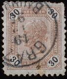[Emperor Franz Josef I, 1830-1916 - Black Numerals on White Background, type P2]
