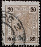 [Emperor Franz Josef I, 1830-1916 - Value in "Heller" - Without Varnish Bars, Numerals in Black, प्रकार Q10]