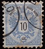 [Coat of Arms - Inscription: "Imper. reg. - posta austr.", type C4]