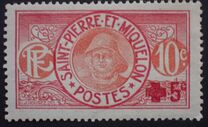 [Fisherman - Red Cross Surcharge on Stamps of 1909-1917, Tüüp T]