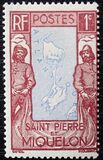 [Fishermen & Map of St. Pierre et Miquelon, Tipi Z]