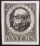 [King Ludwig III Overprinted "Freistaat Bayern", type P18]